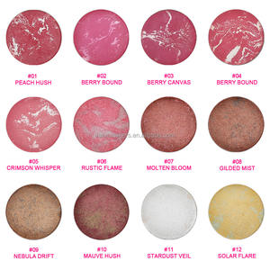 Rubor Vegano en Crema OEM ODM, Color Rosa Palo, Altamente Pigmentado, Resistente al Agua, Polvo Compacto para Mejillas, 5g, Marca Privada, Mineral - Product Image 2