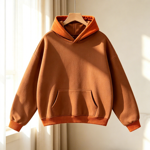 Sweat à capuche homme oversize en molleton 100 % polyester de haute qualité, 160 g, manches longues, pull décontracté pour l'hiver 2026 - 555 - Product Image 1