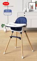 Chaise haute pour bébé, vente directe d'usine, chaise haute antidérapante pour bébé, chaises hautes en plastique pour bébés et tout-petits