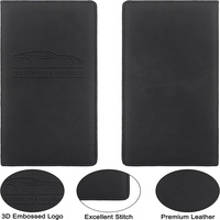 Porte-cartes d'assurance automobile et de permis de conduire personnalisé avec logo, élégant, imperméable, essentiel pour les documents de remorque et de camion