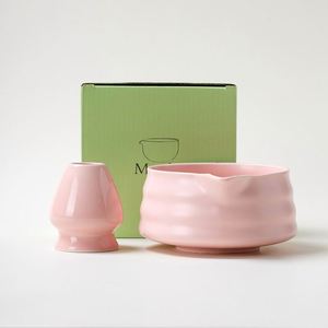 Eco-Friendly Modern Porcelain Matcha Bowl and Bamboo Whisk Durable Portable Classic <b>Tea</b> Preparation <b>Set</b> - Product Image 2