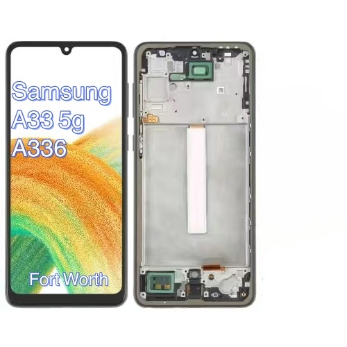 For A336 A33 5G Mobile Phone LCD Screen Assembly with Integrated Frame-100% Tested 18 Months Warranty