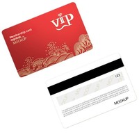 Tarjetas de membresía personalizadas, tarjetas VIP con bandas magnéticas y códigos de barras, tarjetas de PVC, acabados en plata y oro cepillado.