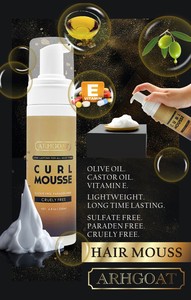 Mousse in schiuma per <span class=keywords><strong>capelli</strong></span> <span class=keywords><strong>con</strong></span> etichetta privata <span class=keywords><strong>con</strong></span> olio d'oliva per <span class=keywords><strong>capelli</strong></span> ricci crea il tuo marchio di mousse per <span class=keywords><strong>capelli</strong></span> <span class=keywords><strong>con</strong></span> forte tenuta <span class=keywords><strong>con</strong></span> MOQ più basso - Product Image 5