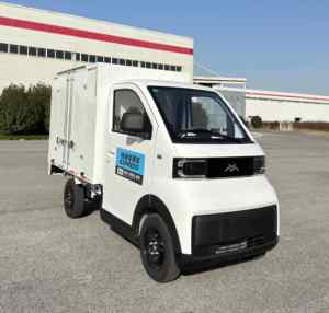 गोनू ईक 120 किमी नई ऊर्जा छोटी इलेक्ट्रिक मिनी वैन 400 किलोग्राम पेलोड कार्गो बॉक्स बेड़े अंतिम मील डिलीवरी वैन - Product Image 3