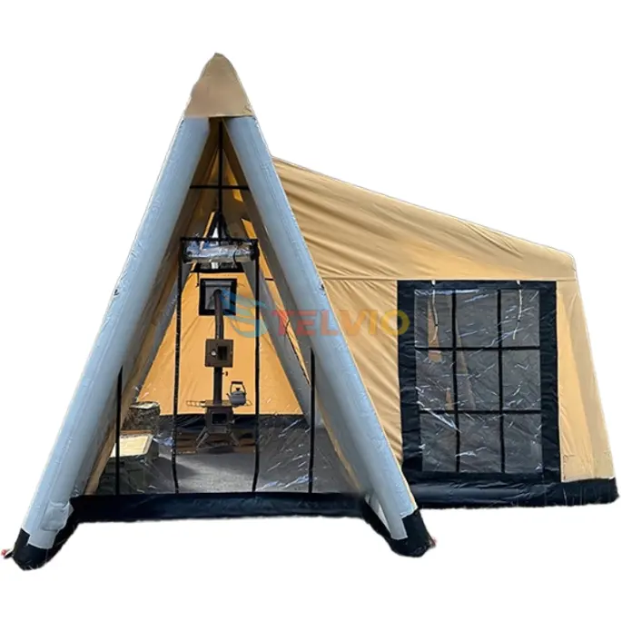 4 сезона Водонепроницаемый роскошный большой палатка Открытый Кемпинг палатка надувная палатка кемпинг