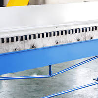 Machine à cintrer les brides manuelle pour plier les tôles en acier inoxydable, en fer, en aluminium, les modèles peuvent être personnalisés, usine de fabrication de conduits