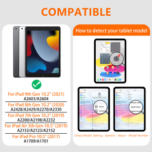 Venta caliente multifuncional BT funda de teclado inalámbrico para iPad 7th/8th/9th generación 10,2 pulgadas con ranura Stylus - Product Image 2