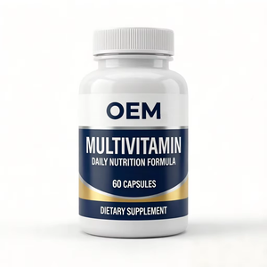 Cápsulas Multivitamínicas OEM ODM GMP Halal, 60 Unidades, 15 Vitaminas y Minerales Esenciales con Complejo B - Product Image 1