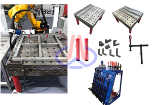 3D kaynak tablosu nitrürleme plazma çelik kaynak tablosu 3D çelik Platform ekipmanları boyut özelleştirme - Product Image 4