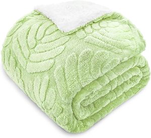 Bán Buôn Tùy Chỉnh Mềm Dệt Kim Sang Trọng Flannel Ném Chăn Sherpa Lông Cừu Giường Ném Chăn Cho Trang Trí Nội Thất - Product Image 2