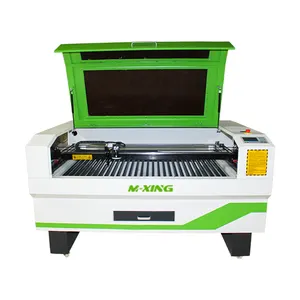 MingXing - Máquina de gravação e corte a laser co2 para molduras de fotos, fácil de usar, de alta precisão, com design a laser, câmera CCD 1390 cnc