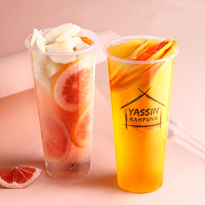 Vasos de Plástico PP Transparentes con Logotipo Personalizado, de 500 ml y 700 ml, para Bebidas Frías, Café, Té de Burbujas, Leche, Jugo - Product Image 5