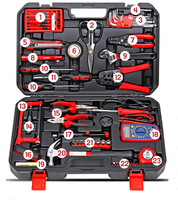 Kit d'outils ménagers 138/72/63/56/42/37/30 pièces, ensemble combiné de réparation automobile, outils de télécommunication
