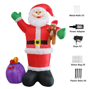 Inflables Navideños Personalizables de 3 Metros, Clásicos, Impermeables, de Poliéster Resistente, Juguetes para Exteriores, Directo de Fábrica, 48 Horas - Product Image 4