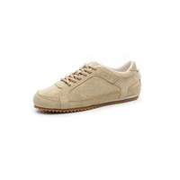 Baskets rétro en cuir véritable et daim pour femmes, résistantes à l'usure, antidérapantes, avec semelle en caoutchouc, support OEM ODM, chaussures décontractées