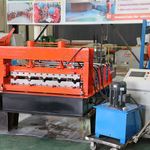 Hebei Liming Tr4 Tr5 Tr6 Farbige Dachblech-Rollformmaschine Trapezblech-Coil Metallblech Kaltwalzformmaschine - Product Image 3