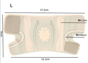 Rodillera Deportiva Ajustable de Nylon para Levantamiento de Pesas, Soporte Transpirable para <span class=keywords><strong>Rodilla</strong></span>, Venda de Compresión - Product Image 6