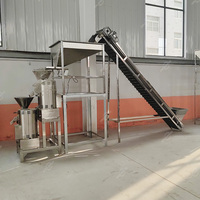 Petit homogénéisateur électrique en acier inoxydable, machine à broyer le houmous, machine à fabriquer du beurre de cacahuètes, moulin colloïdal pour pâte alimentaire