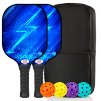 Raquette de pickleball MST en fibre de verre, noyau en nid d'abeille de 16 mm, écologique, durable, personnalisable, raquette de compétition professionnelle pour adultes