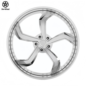 Rines de Aleación Forjados DW Deep Dish de 24 y 26 Pulgadas con Borde Profundo en Cromo Pulido para Chevrolet Impala Donk y Buick Roadmaster Donk - Product Image 2
