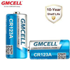 GMCELL <b>CR123A</b> <b>Batteries</b>,3V Film Camera <b>Batteries</b>,Replaces CR17345 <b>Battery</b> For Trail Camera - Product Image 2