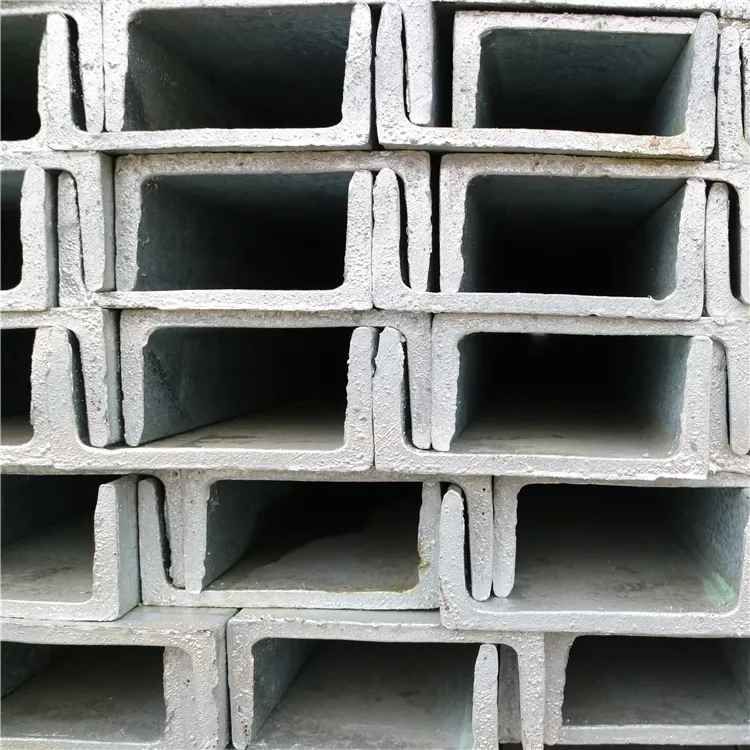 Q235/Q345 /SS400 Hot Rolled Steel Channel U / C Section Shaped Steel Channels SS400 Profile Galvanized Coated 3 - 5 Days 6m-12m