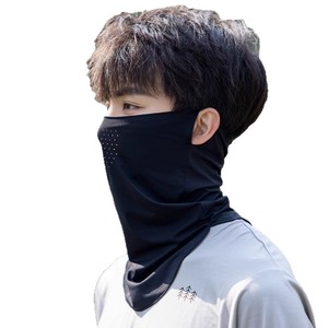 หน้ากากกันแดดสำหรับผู้ชายและผู้หญิง, ผ้าเช็ดหน้าไหมน้ำแข็ง, ผ้าคลุมหน้าและคอแบบเต็มหน้า, ผ้าพันคอสำหรับปั่นจักรยาน, ผ้าพันคอสำหรับส่งของ, ป้องกันรังสียูวี - Product Image 4
