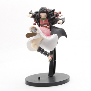 Vente en gros de poupée Ghost Slayer Kamado Tanjirou <span class=keywords><strong>Nezuko</strong></span> Personnages d'anime <span class=keywords><strong>Figurine</strong></span> en PVC Poupée de collection - Product Image 1