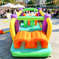 Château gonflable Oxford Premium avec parcours d'obstacles, pour intérieur et extérieur, idéal pour la maison et les zones de jeux pour enfants en centre commercial