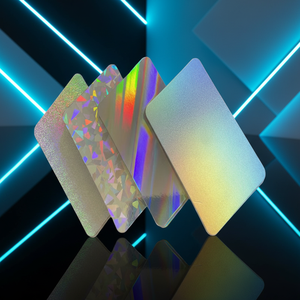 <span class=keywords><strong>Tarjetas</strong></span> Holográficas <span class=keywords><strong>de</strong></span> Plástico <span class=keywords><strong>de</strong></span> Lujo <span class=keywords><strong>de</strong></span> Alta Calidad con Estampado en Caliente, Impresión UV, Diseño Personalizado, Impresión Offset - Product Image 1