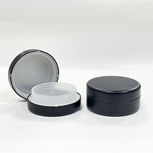 Contenedor de Metal Redondo a Prueba de Niños OEM, Caja de Metal con Inserto de PP, Almacenamiento Hermético, Logotipo Personalizado, Grado Alimenticio - Product Image 1