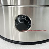 Guten Chauffe-eau pour brassage de bière 25-70L Urne à eau chaude multi-taille pour traiteur Chaudière à boissons Chaudière à eau Bouilloire électrique