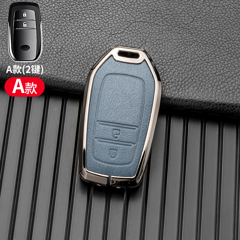 A 2 btns gunmetal y azul