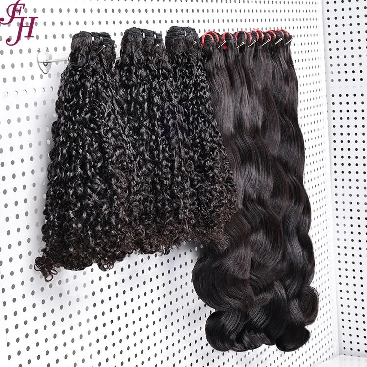 Fh Groothandel Rauwe Haarbundels Leveranciers Ruwe Vietnamese Cuticula Uitgelijnd Hair Weave Extensions 100% Menselijk Haar Bundels