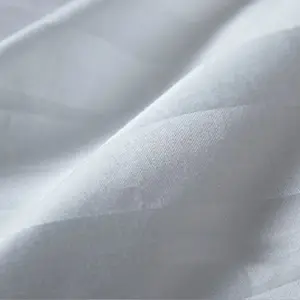 Groothandel Op Maat Gestreept Satijn Katoen Polyester 40S Bed Gooien Envelop Kussensloop Kussensloop