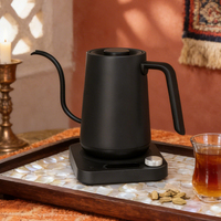 Bouilloire électrique intelligente portable avec panneau numérique pour garder au chaud, bouilloire électrique pour le thé avec contrôle de la température