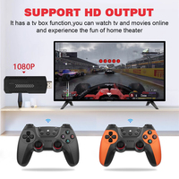 Console de jeu rétro classique X2 Ultra Game Stick 4K 64 Go 128 Go 256 Go avec 30 000 jeux, manette rechargeable sans fil 2,4 GHz