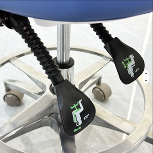 Luxury <b>Leather</b> Pedicure Chair & <b>Stool</b> with Glass Massage Function for Nail Salon Spa Salon Furniture Barber Chair - Product Image 4