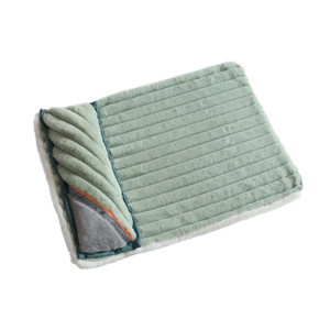 Dog Sleeping <b>Mat</b> Rectangle Solid Color Polyester Fiber Fill <b>Large</b> Dog Bed Pet <b>Mat</b> Warm Comfortable Washable Hand Wash - Product Image 5