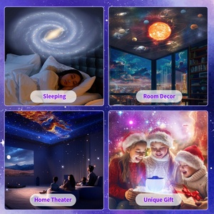 LED Adjustable <b>Projector</b> Lamp with Switch Control Starry Sky Galaxy Projection Decor Creative Atmosphere <b>Light</b> for Bedroom - Product Image 6