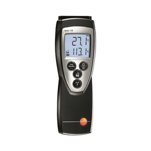 Testo 110 High ABS <b>Electronic</b> Single Channel <b>Thermometer</b> with LCD Display Sound Alarm Contact Type and 1 Year Warranty - Product Image 1