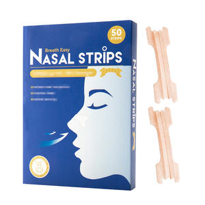 Tiras Nasales Personalizadas de Marca Privada, Color Piel, Adhesivo Fuerte No Tejido e Impermeable <span class=keywords><strong>para</strong></span> Deportes, Mejora la Respiración Nocturna - Product Image 5