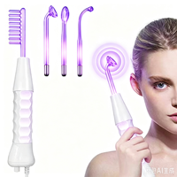 Masseur facial à haute fréquence à prix de gros, portable, avec lumières LED, appareil de soin de la peau à domicile pour lutter contre le vieillissement