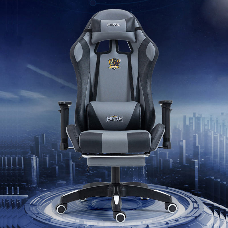 ORANGLES Factory-Direct Ergonomic PC Gaming Chair | Lumbar Support, Comfortable Footrest, PU Leather Office Home Furniture – Wholesale Price (Kuwait) - angled perspective - presenting advantages - Image 4 of 5 | fits any environment | Purchase Factory-Direct Ergonomic PC Gaming Chair | Lumbar Support, Comfortable Footrest, PU Leather Office Home Furniture – Wholesale Price (Kuwait) Michigan | Free Shipping ORANGLES