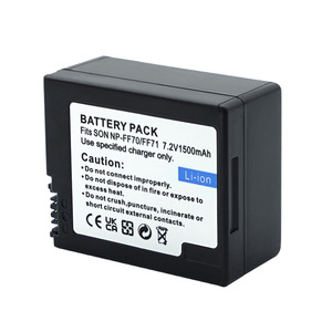 NP-FF70 1500mAh <b>Battery</b> for Sony PC350E 530E 102E DCR-IP1E CE RoHS Certified Wholesale Bulk High Capacity 0-Cycle Cell - Product Image 5