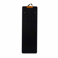 Panneau solaire semi-flexible ETFE 80W pour camping-car, caravane, systèmes d'énergie solaire