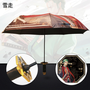 Parapluie de haute qualité tout temps, forme d'arme Zoro - <span class=keywords><strong>Cadeau</strong></span> original d'anime <span class=keywords><strong>japonais</strong></span> populaire - Product Image 4