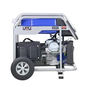 Belmont-generador de gasolina portátil para uso doméstico, Bg-8000Gfe de arranque eléctrico de 7Kw, 380V, 220V y 7000W