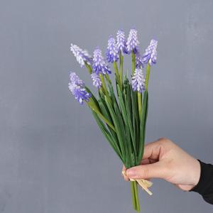 <span class=keywords><strong>Fiori</strong></span> Artificiali di Giacinto Meng Jie Viola e Blu, 6 Steli Ciascuno, per Matrimoni, Decorazioni per la Casa, Oggetti di Scena Fotografici - Product Image 3